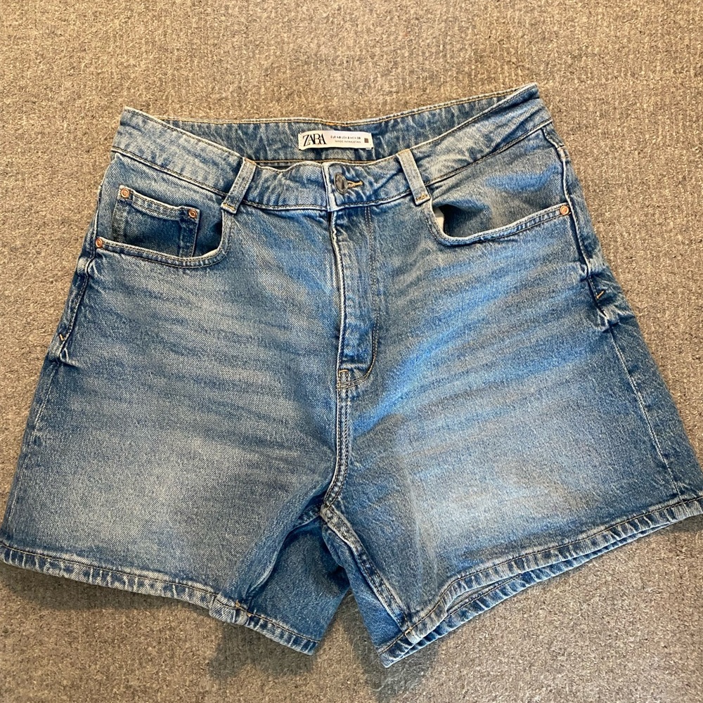 Zara Mom Denim Shorts